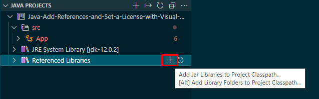 Add References and Set a License with Visual Studio Code - Java | LEADTOOLS  SDK Tutorials Help